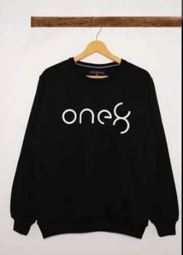 Black Full Sleeve Sweatshirt  by Antayul Apparel