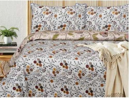 Home sanganeri cart cotton Bed Cover   