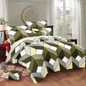 Multi colored Cotton Designer Bed Sheet  thumb 2