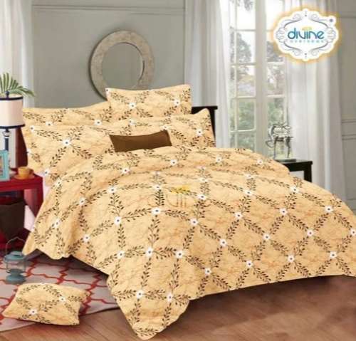 Premium Quality 100% Pure Cotton Double Bed Sheet  by ANB Handlooms