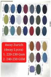 4 Way Lycra Plain Fabric 