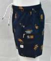 Navy Blue Printed Men bermuda shorts	 thumb 1