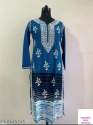fancy-long-blue-chikan-kurti-from-aligarh