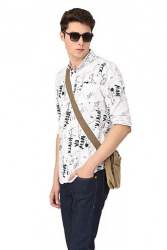 White Printed Shirts