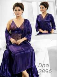 Fancy Modern Stain Fabric Nighty 