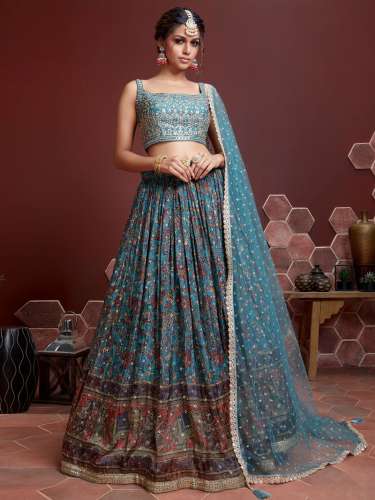 Designer Wedding Lehenga by maahi styles