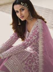 Fancy Embroidered And Sequins Palazzo Suit 