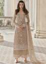 Fancy Embroidered And Sequins Palazzo Suit  thumb 8