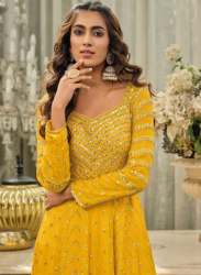 Georgette Embroidered Long Anarkali Suit 