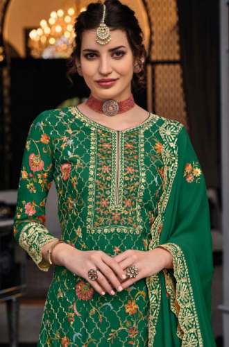 Multi Color Sharara Suit At Wholesale Rate