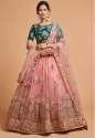 New Art Silk Pink Lehenga Choli  thumb 2