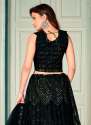New Sequence Black Semi Stitch Lehenga Choli thumb 2