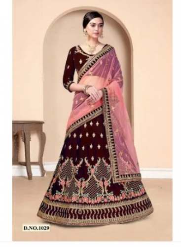 Velvet Lehenga Collection by Satish Silk Mills