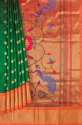 Paithani Silk Saree with Zari Butta  thumb 2