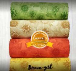 Dream Girl Digital Printed Fabric 