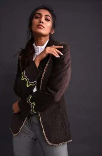 Ladies Embroidery Work Blazer by Ajanta Fashions