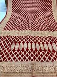 Pure Banarasi Khaddi Georgette Saree 