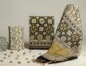 Block Printed Chanderi Dress Material  thumb 1