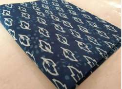 Blue indigo Block print Fabric 