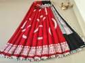 unique-mulmul-cotton-block-print-saree-with-pompom