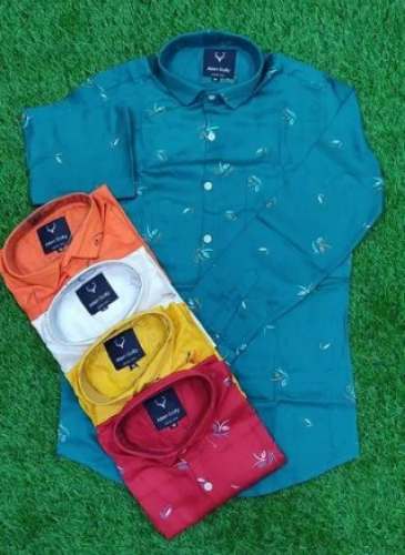 Party Wear Printed Boys Shirt 