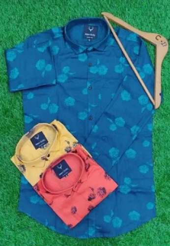 Stylish Print Mens Shirt At Wholesale Rate 