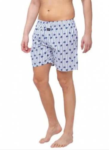 Printed Cotton Boxer Shorts For Mens  by Nick and Jess