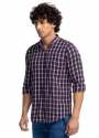 Regular Fit Mens Checks Shirt from Mumbai  thumb 1