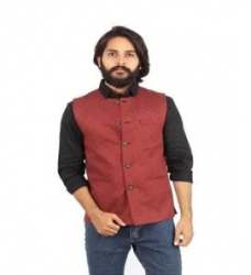 Mens Red Modi Jacket Waist coat 