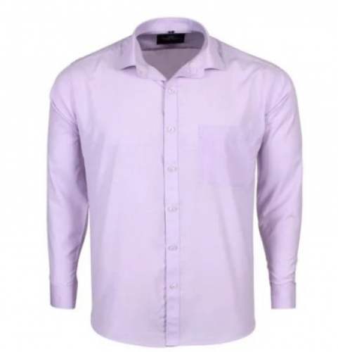 Plain Pink Formal Wear Shirt by Swiss Connection by Fab Rack