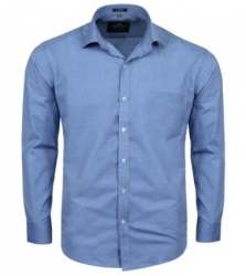 Sky Blue Plain Men Shirt for Formal Wear 