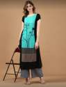 Digital Printed Crepe Kurti At Wholesale Rate
