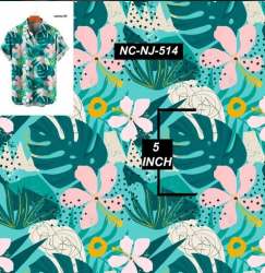 Floral Digital Print Shirting Fabric