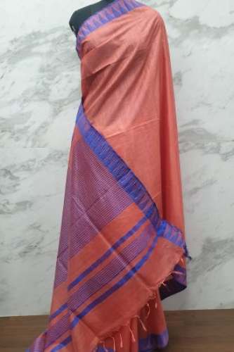 fancy party wear Tussar saree