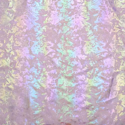 HOLOGRAPHIC CHIFFON MULTI COLOR FABRIC 