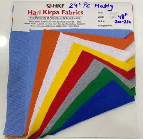 Multicolor 24 Pc Matty Fabric 