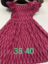 Handmade Ikat Pure Cotton Kurtis 