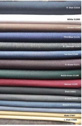 Polyester Viscose Plain Suiting Fabric 