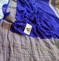 Designer Semi Chiffon Banarasi Saree 