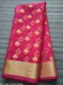 Party Wear Red Banarasi Butta Saree