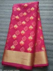 Party Wear Red Banarasi Butta Saree