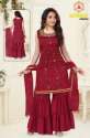 stylish-red-sharara-suit-at-wholesale-in-jabalpur