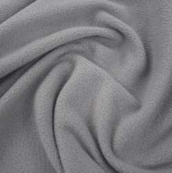 Plain Grey Color Fleece Fabric