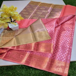 Banarsi colour zari softy silk saree 