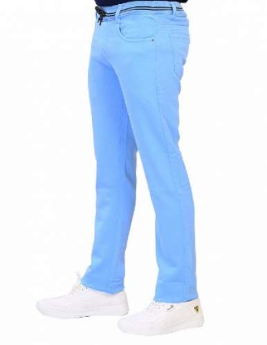 Comfort Fit Sky Blue Denim Jeans