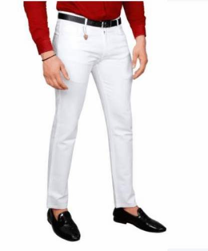 White Cotton Trouser 