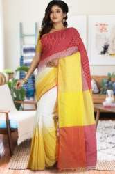 Hand Woven Cotton Casual Wear Saree
