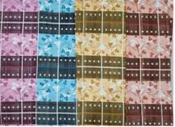 58 Panna Cotton Floral Print Bed sheet Fabric