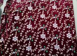 Pure 9000 velvet embroidery work fabric 
