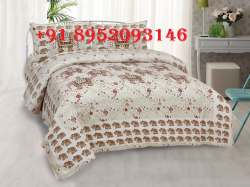 Double Bed Cotton Bedsheet King 100x108 